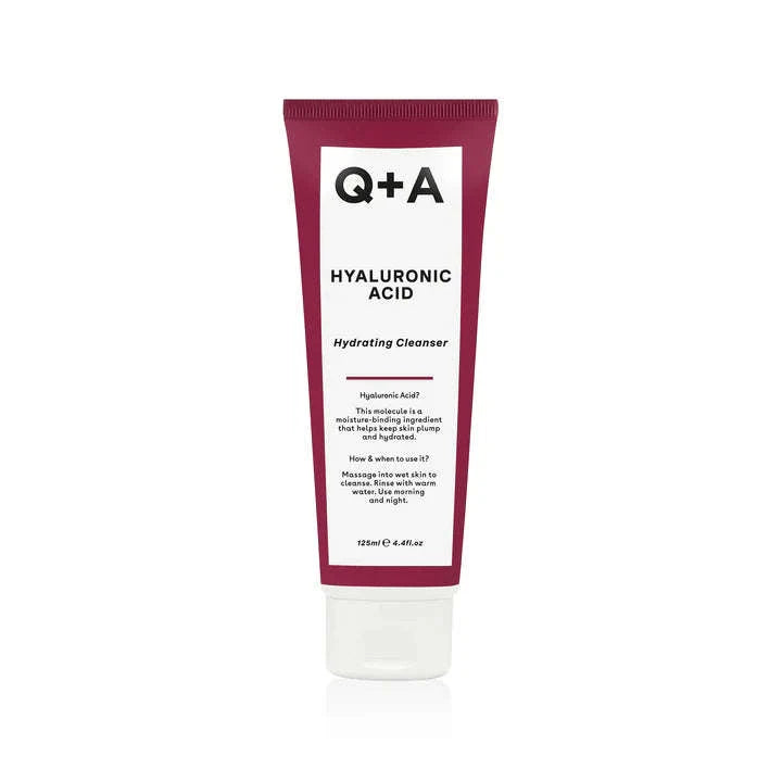Q+A Hyaluronic Acid Hydrating Cleanser Mirrors Beauty