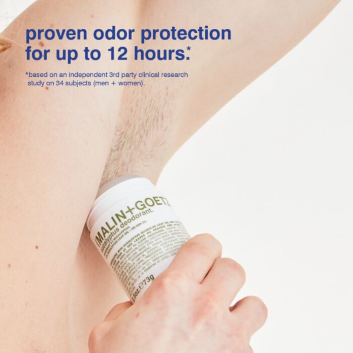 Malin + Goetz eucalyptus deodorant.