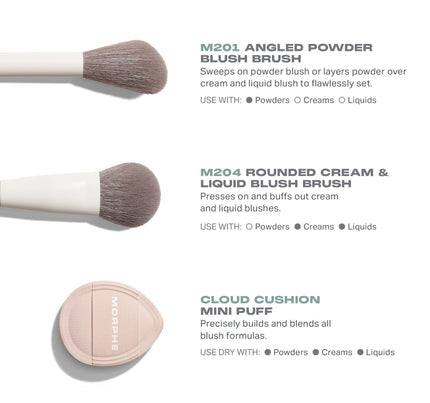 Morphe Blush Layering Tool trio