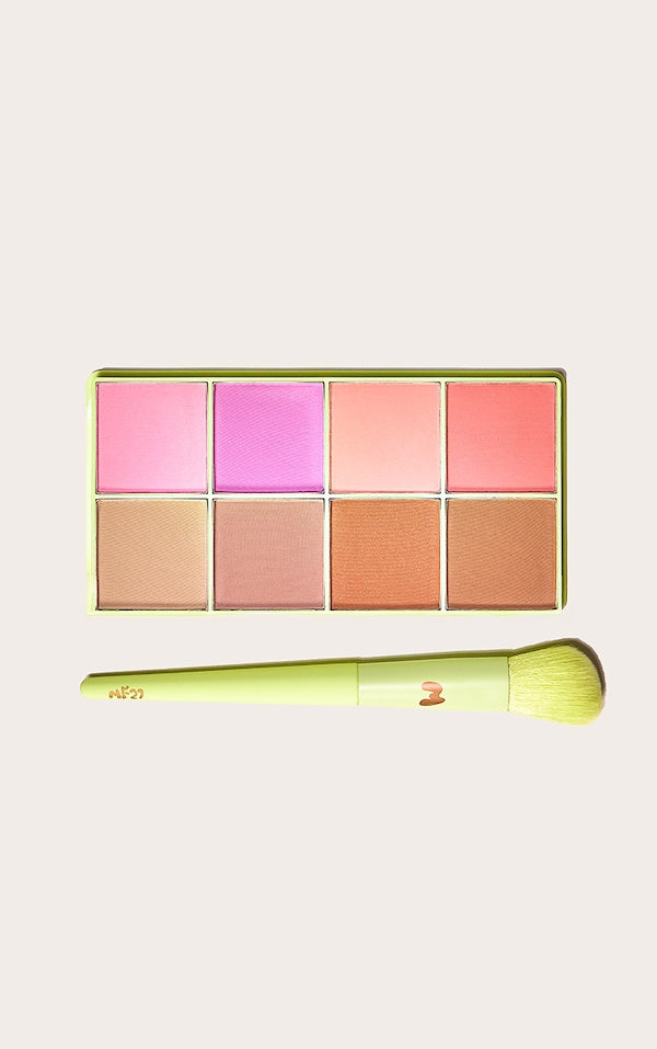 Made By Mitchell Curve Case Pressed  Powder Pallete