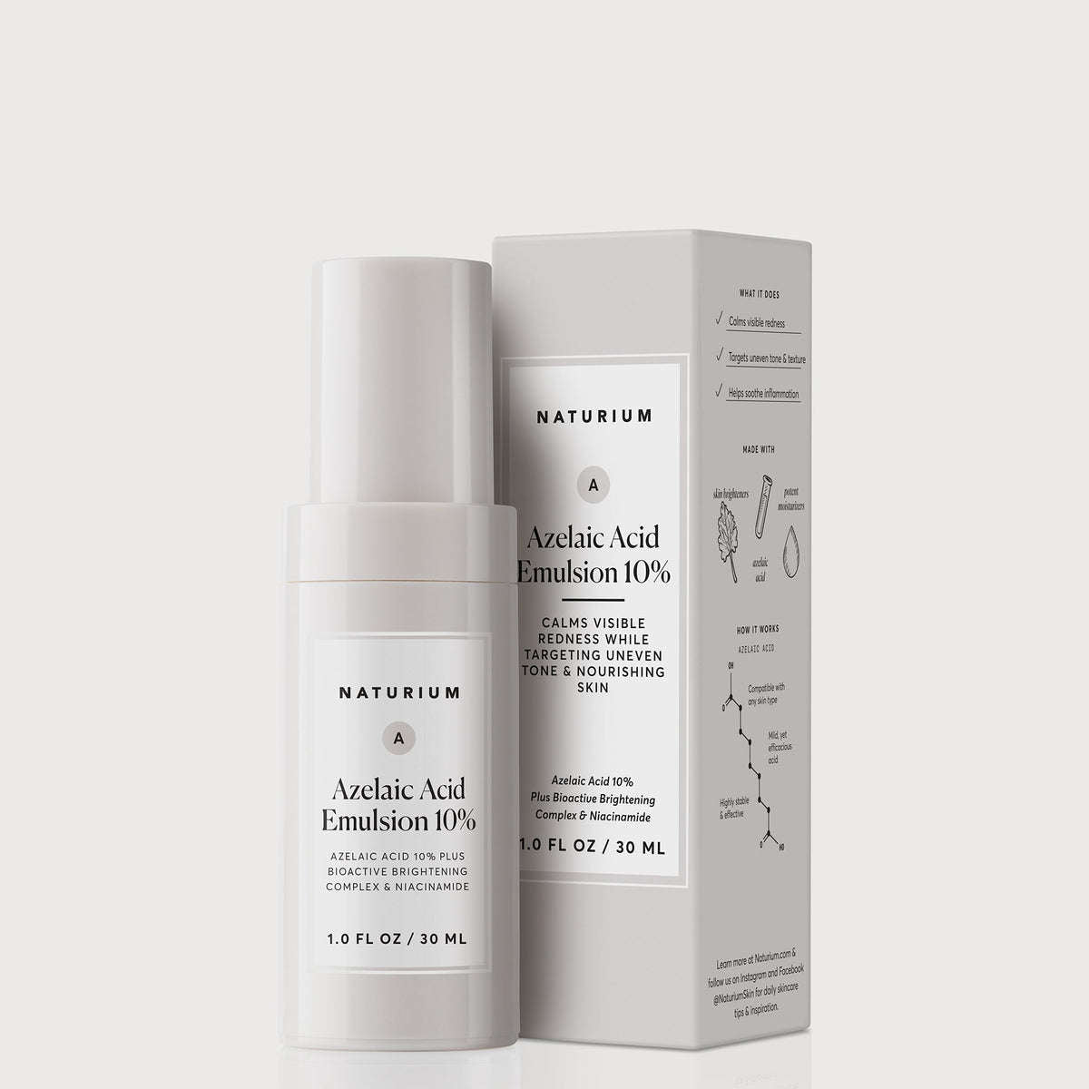 Naturium Azelaic Acid Emulsion 10% Mirrors Beauty
