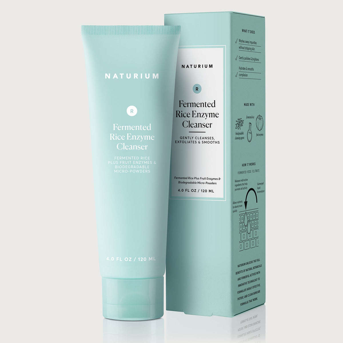 Naturium Fermented Rice Enzyme Cleanser Mirrors Beauty