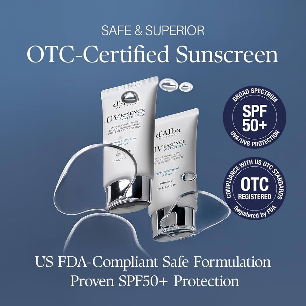 d'Alba UV Essence Waterfull+ Sunscreen, SPF 50+