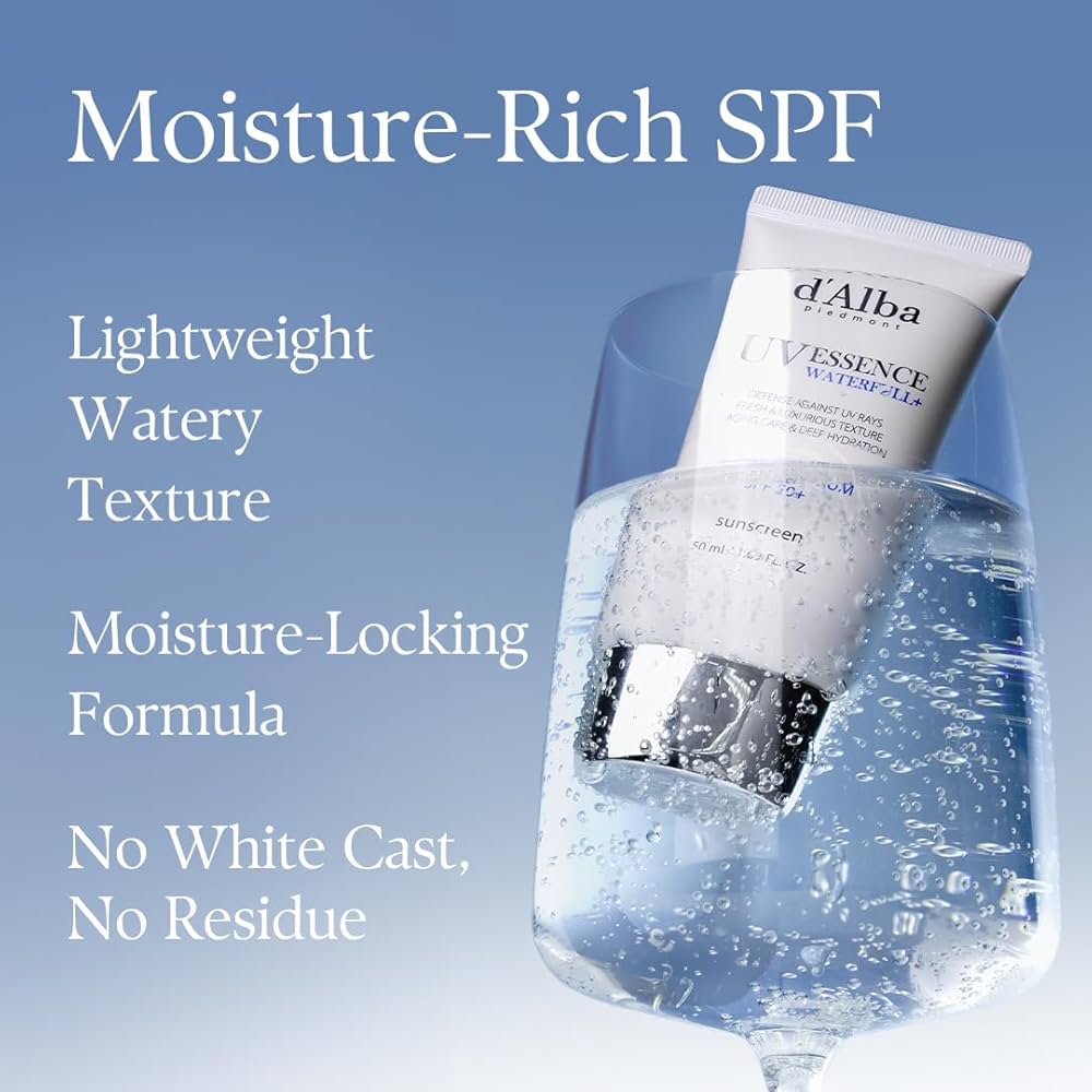 d'Alba UV Essence Waterfull+ Sunscreen, SPF 50+
