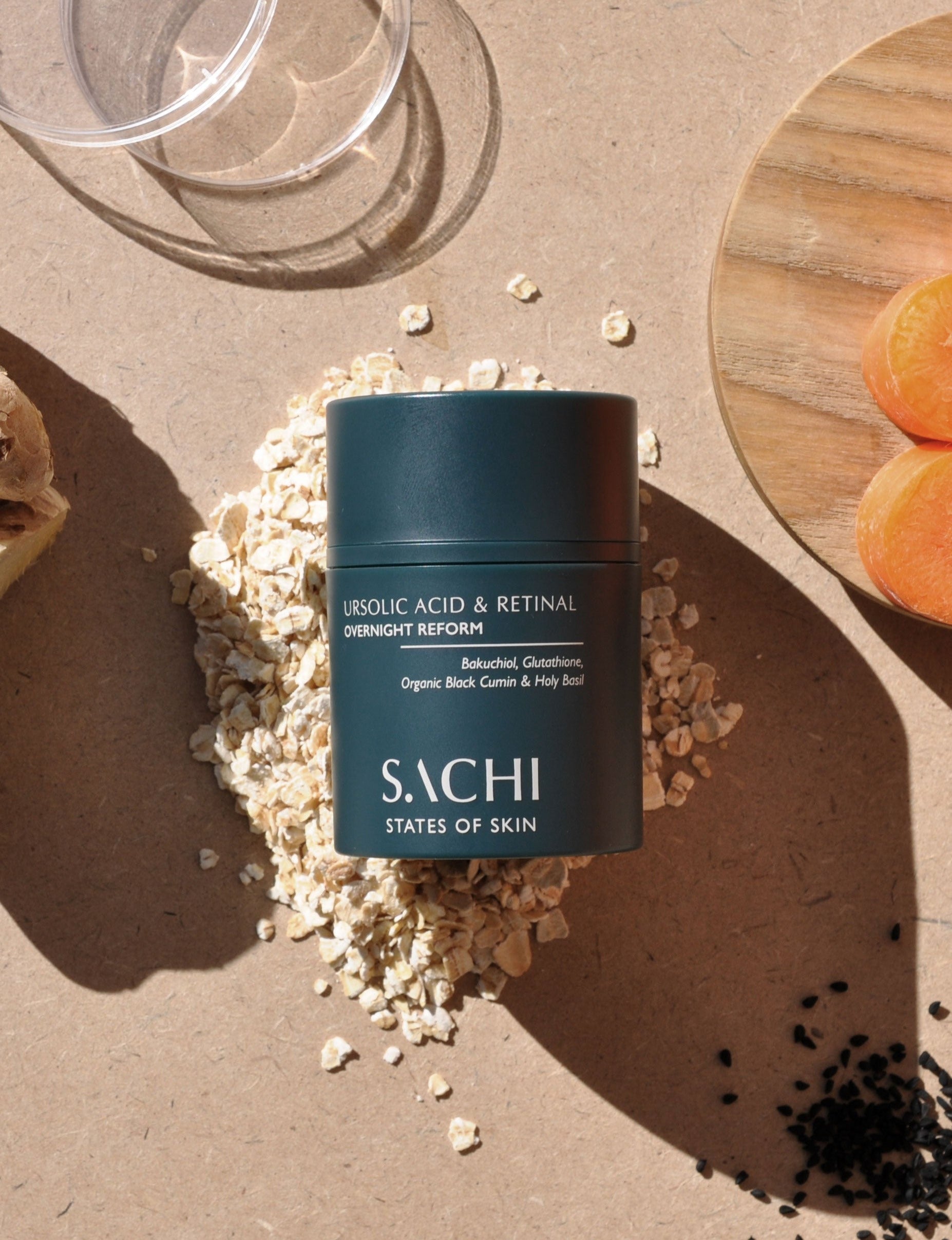 SACHI STATES OF SKIN Ursolic Acid & Retinal Overnight Reform