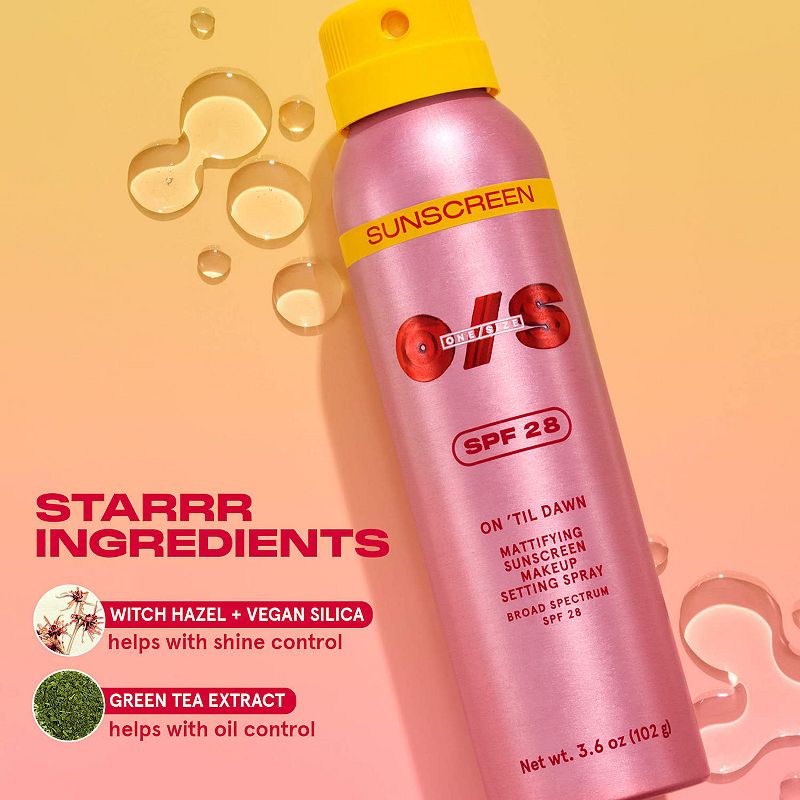ONE/SIZE by Patrick Starrr On 'Til Dawn Mattifying Sunscreen Makeup Setting Spray SPF 28