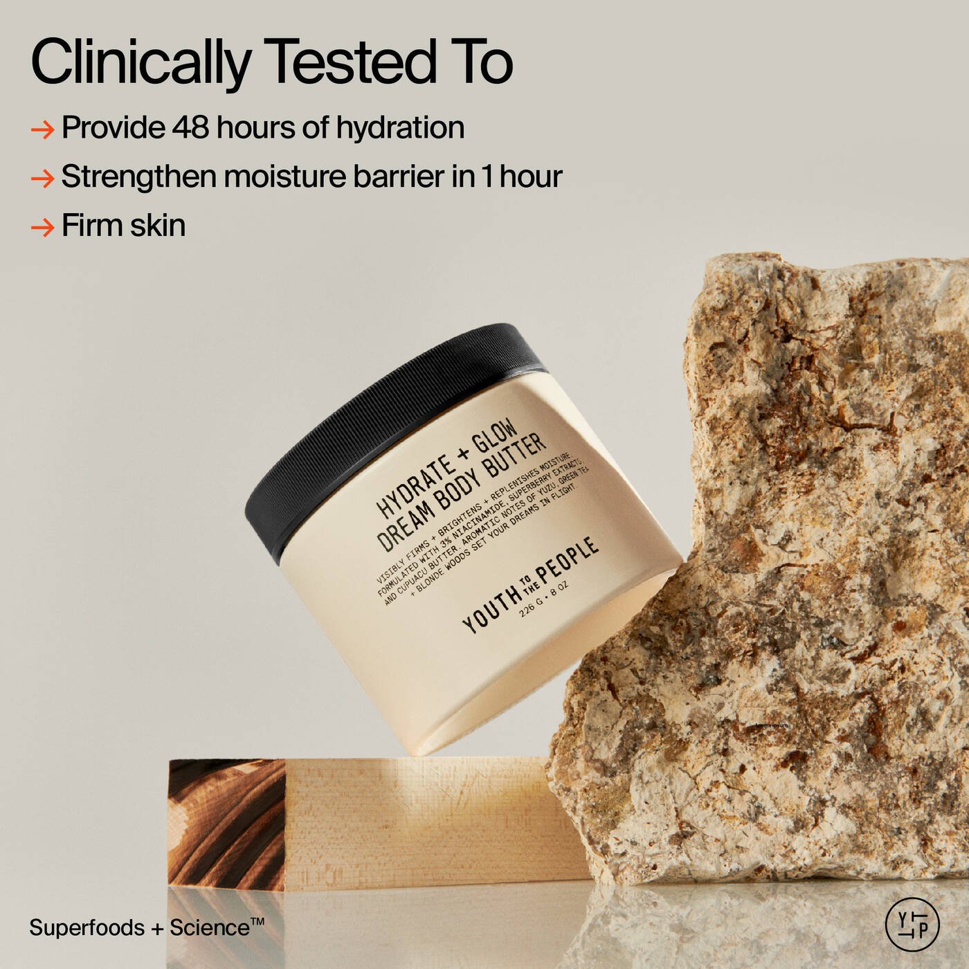 Youth To The People SUPERBERRY HYDRATE + GLOW DREAM BODY BUTTER