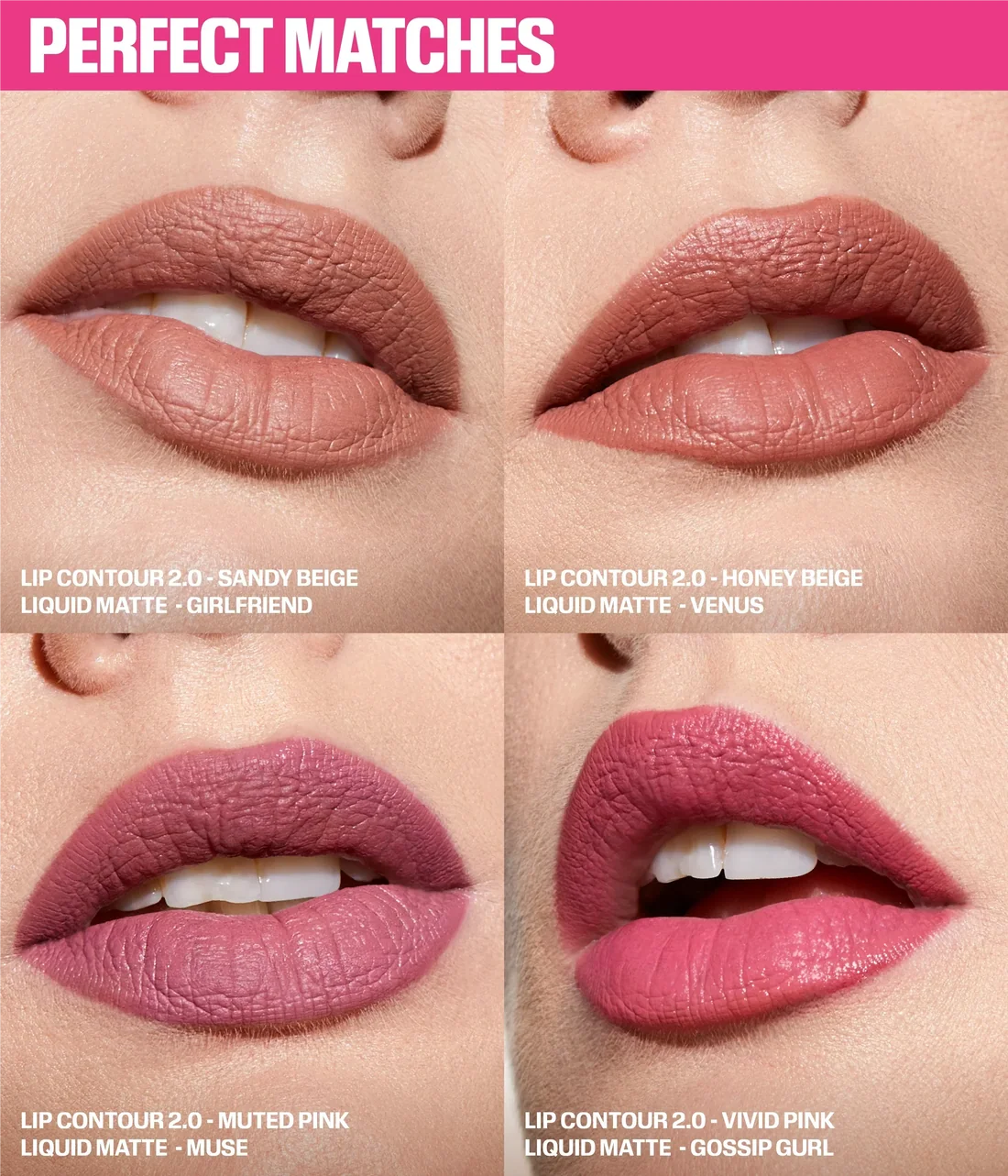 Huda Beauty Lip Contour 2.0 Matte Lip Pencil Matte