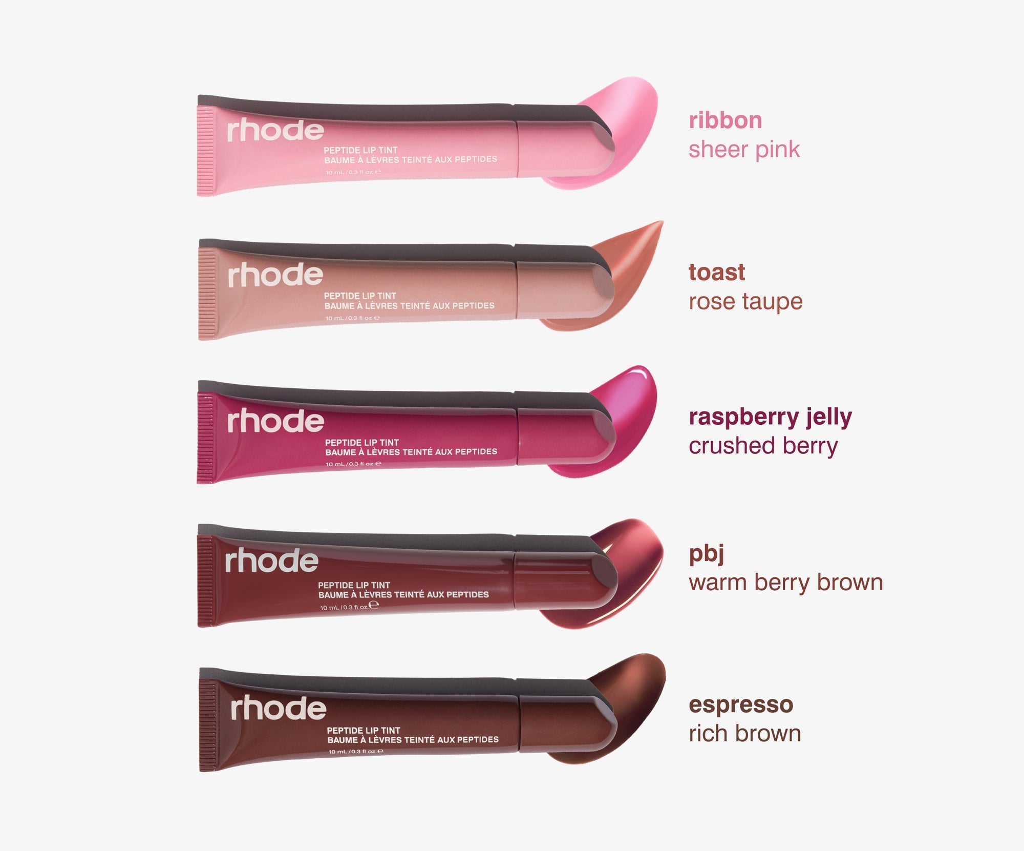 Rhode the peptide lip tints