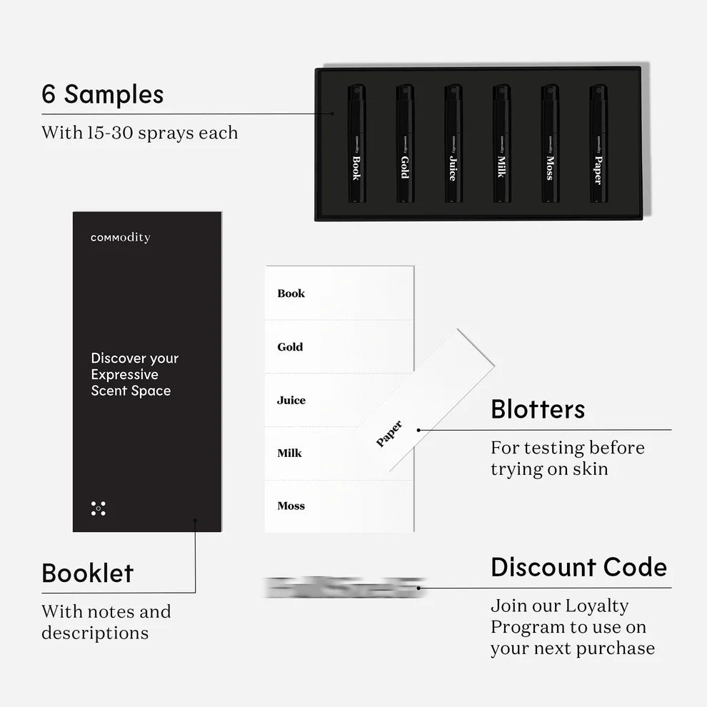 Commodity Expressive Scent Space Kit 6 x 2ML