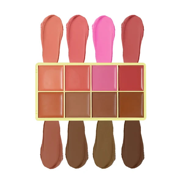 Made By Mitchell Curve Case Matte - Matte Cream Blusher & Bronzer Palette