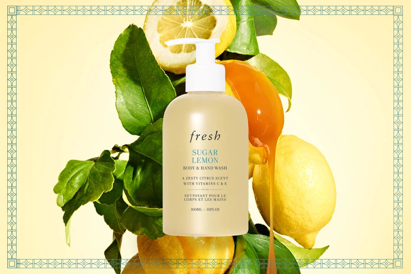FRESH Sugar Lemon Hand Body Wash - Mirrors Beauty