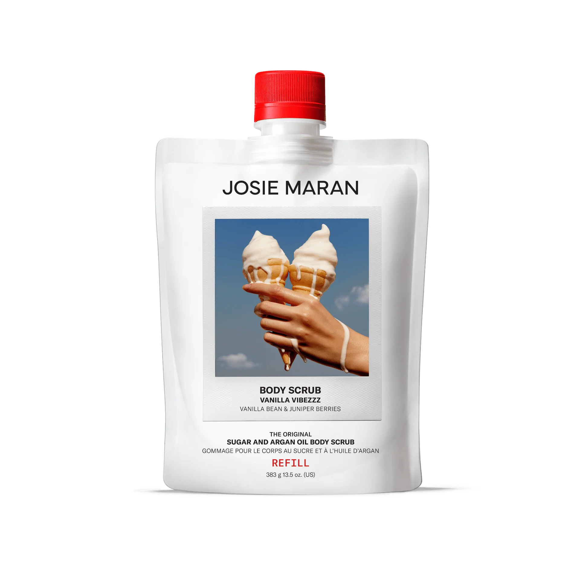 JOSIE MARAN Sugar and Argan Oil Body Scrub Refill Vanilla Vibezzz