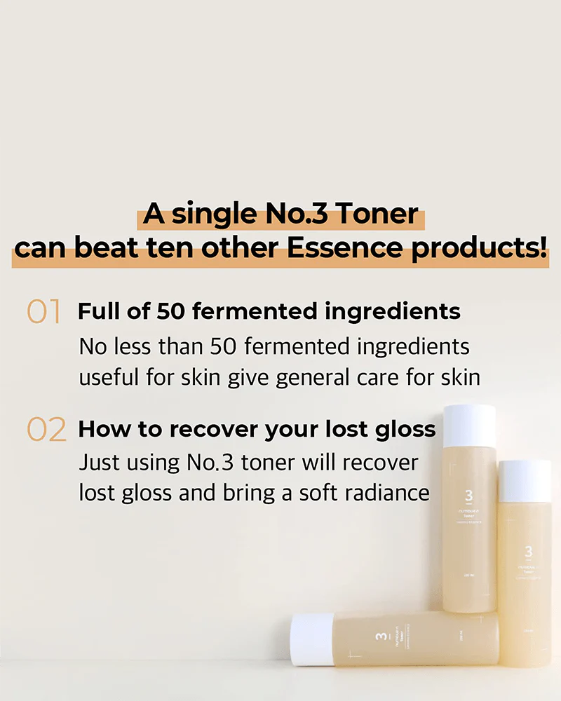 Numbuzin No.3 Super Glowing Essence Toner